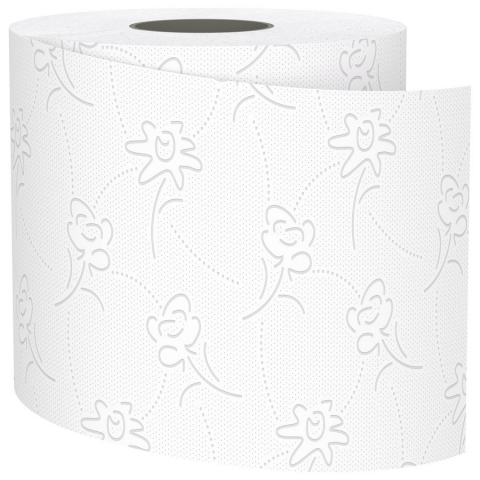 Toilettenpapier WC-Papier Satino Prestige 4-lg, Zellstoff, Langblatt 13 cm, 72 Rollen 