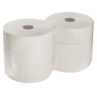 6 Jumborollen Toilettenpapier, WC- Papier 3-lagig