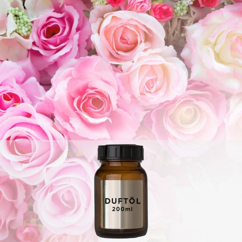 Pure Rose  Hochzeitsduft - Bright Flowers- 200 ml Aromaöl Raumduft für Zaluti und Voitair